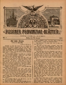 Posener Provinzial-Bl&auml;tter 1898.01.30 Nr5