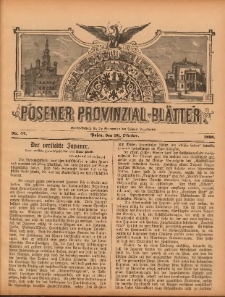 Posener Provinzial-Bl&auml;tter 1898.10.30 Nr44