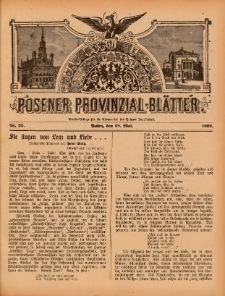 Posener Provinzial-Bl&auml;tter 1899.05.28 Nr22