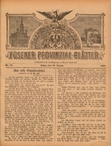 Posener Provinzial-Bl&auml;tter 1899.08.20 Nr34