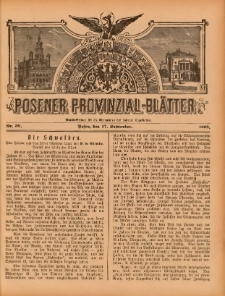Posener Provinzial-Bl&auml;tter 1899.09.17 Nr38