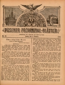 Posener Provinzial-Bl&auml;tter 1899.10.01 Nr40