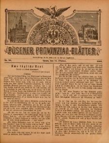 Posener Provinzial-Bl&auml;tter 1899.10.13 Nr42