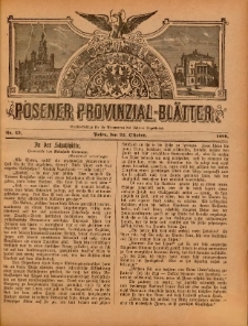 Posener Provinzial-Bl&auml;tter 1899.10.22 Nr43