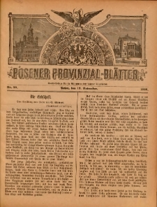Posener Provinzial-Bl&auml;tter 1899.11.12 Nr46