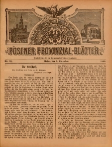 Posener Provinzial-Bl&auml;tter 1899.12.03 Nr48