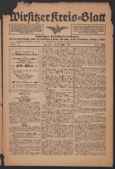 Wirsitzer Kreis-Blatt: Amtliches Publikationsorgan für den Kreis Wirsitz 1914.01.10 Jg.70 Nr4