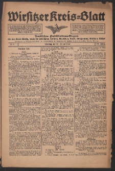 Wirsitzer Kreis-Blatt: Amtliches Publikationsorgan für den Kreis Wirsitz 1914.01.13 Jg.70 Nr5