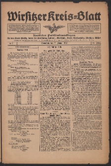 Wirsitzer Kreis-Blatt: Amtliches Publikationsorgan für den Kreis Wirsitz 1914.01.17 Jg.70 Nr7