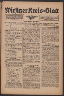 Wirsitzer Kreis-Blatt: Amtliches Publikationsorgan für den Kreis Wirsitz 1914.02.03 Jg.70 Nr14