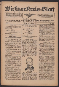 Wirsitzer Kreis-Blatt: Amtliches Publikationsorgan für den Kreis Wirsitz 1914.02.17 Jg.70 Nr20