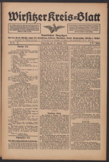 Wirsitzer Kreis-Blatt: Amtliches Publikationsorgan für den Kreis Wirsitz 1914.02.19 Jg.70 Nr21