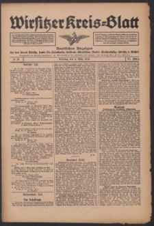 Wirsitzer Kreis-Blatt: Amtliches Publikationsorgan für den Kreis Wirsitz 1914.03.03 Jg.70 Nr26
