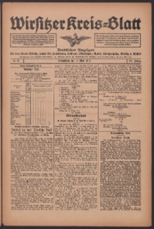 Wirsitzer Kreis-Blatt: Amtliches Publikationsorgan für den Kreis Wirsitz 1914.05.02 Jg.70 Nr51