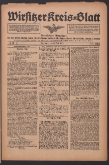 Wirsitzer Kreis-Blatt: Amtliches Publikationsorgan für den Kreis Wirsitz 1914.05.09 Jg.70 Nr54