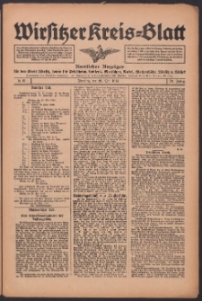 Wirsitzer Kreis-Blatt: Amtliches Publikationsorgan für den Kreis Wirsitz 1914.05.26 Jg.70 Nr61