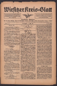Wirsitzer Kreis-Blatt: Amtliches Publikationsorgan für den Kreis Wirsitz 1914.06.09 Jg.70 Nr66