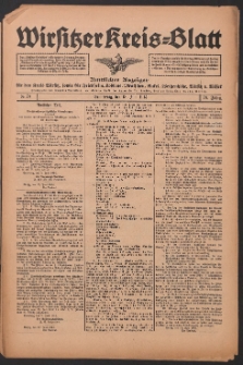 Wirsitzer Kreis-Blatt: Amtliches Publikationsorgan für den Kreis Wirsitz 1914.06.18 Jg.70 Nr70