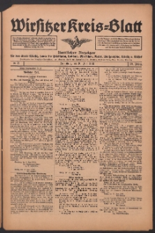 Wirsitzer Kreis-Blatt: Amtliches Publikationsorgan für den Kreis Wirsitz 1914.06.20 Jg.70 Nr71