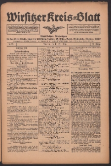 Wirsitzer Kreis-Blatt: Amtliches Publikationsorgan für den Kreis Wirsitz 1914.06.30 Jg.70 Nr75
