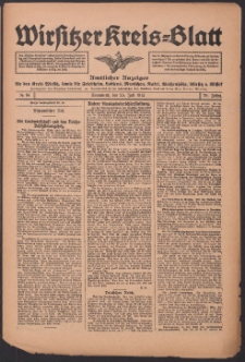 Wirsitzer Kreis-Blatt: Amtliches Publikationsorgan für den Kreis Wirsitz 1914.07.25 Jg.70 Nr86