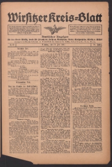 Wirsitzer Kreis-Blatt: Amtliches Publikationsorgan für den Kreis Wirsitz 1914.07.28 Jg.70 Nr87