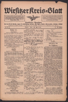 Wirsitzer Kreis-Blatt: Amtliches Publikationsorgan für den Kreis Wirsitz 1914.09.08 Jg.70 Nr105