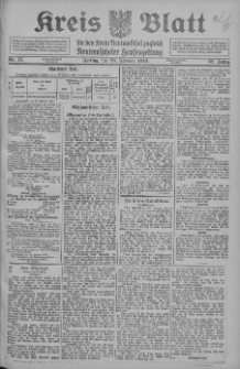 Kreis Blatt f&uuml;r den Kreis Neutomischeler zugleich Hopfenzeitung 1913.02.28 Jg.32 Nr17