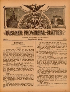 Posener Provinzial-Bl&auml;tter 1900.02.18 Nr7