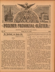 Posener Provinzial-Bl&auml;tter 1900.05.20 Nr20
