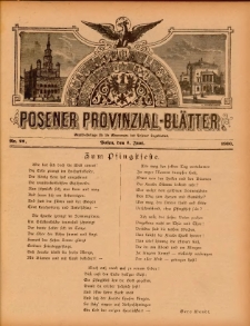 Posener Provinzial-Bl&auml;tter 1900.06.03 Nr22