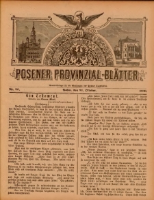 Posener Provinzial-Bl&auml;tter 1900.10.21 Nr42