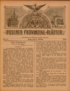 Posener Provinzial-Bl&auml;tter 1900.10.28 Nr43