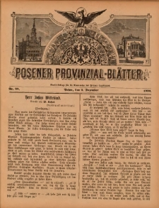 Posener Provinzial-Bl&auml;tter 1900.12.09 Nr49