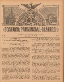 Posener Provinzial-Bl&auml;tter 1901.04.14 Nr15