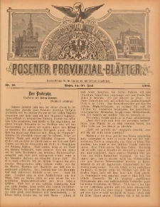 Posener Provinzial-Bl&auml;tter 1901.06.30 Nr26
