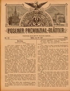 Posener Provinzial-Bl&auml;tter 1901.07.28 Nr30