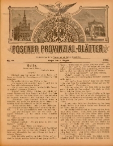 Posener Provinzial-Bl&auml;tter 1901.08.04 Nr31