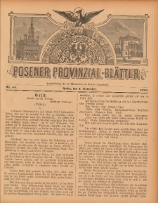 Posener Provinzial-Bl&auml;tter 1901.11.03 Nr44