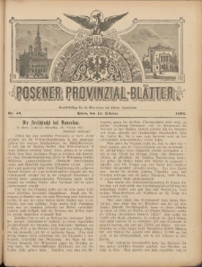 Posener Provinzial-Bl&auml;tter 1902.10.19 Nr42