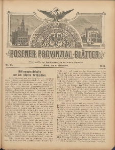 Posener Provinzial-Bl&auml;tter 1902.11.09 Nr45
