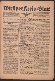 Wirsitzer Kreis-Blatt: Amtliches Publikationsorgan für den Kreis Wirsitz 1914.10.01 Jg.70 Nr115