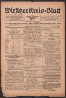 Wirsitzer Kreis-Blatt: Amtliches Publikationsorgan für den Kreis Wirsitz 1914.10.20 Jg.70 Nr123