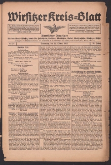 Wirsitzer Kreis-Blatt: Amtliches Publikationsorgan für den Kreis Wirsitz 1914.10.22 Jg.70 Nr124