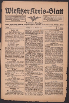 Wirsitzer Kreis-Blatt: Amtliches Publikationsorgan für den Kreis Wirsitz 1914.11.24 Jg.70 Nr137