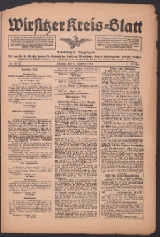 Wirsitzer Kreis-Blatt: Amtliches Publikationsorgan für den Kreis Wirsitz 1914.12.08 Jg.70 Nr143