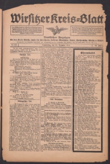 Wirsitzer Kreis-Blatt: Amtliches Publikationsorgan für den Kreis Wirsitz 1914.12.10 Jg.70 Nr144