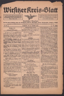 Wirsitzer Kreis-Blatt: Amtliches Publikationsorgan für den Kreis Wirsitz 1914.12.12 Jg.70 Nr145