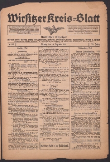 Wirsitzer Kreis-Blatt: Amtliches Publikationsorgan für den Kreis Wirsitz 1914.12.15 Jg.70 Nr146