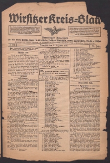 Wirsitzer Kreis-Blatt: Amtliches Publikationsorgan für den Kreis Wirsitz 1914.12.31 Jg.70 Nr152